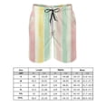 thumbnail image 7 of JRXY Classic Retro Stripes Men's Summer Boardshorts Beach Shorts 3Xl, 7 of 7