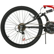 Dynacraft Gauntlet Boys 24 Mountain Bike, For Ages 12+, Red