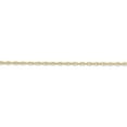 thumbnail image 3 of 14K Yellow Gold 1.35mm Carded Cable Rope Chain 20 Inch, 3 of 6