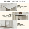 thumbnail image 3 of Sumdeal Luxurious Modern Dining Table,White, 3 of 5