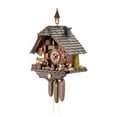 thumbnail image 4 of Cuckoo Clock Black forest house, turning mill-wheel, 4 of 4