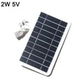 thumbnail image 5 of Portable Solar Panel Charger with 5V 2W Output, USB Charge, A-Grade Polysilicon for Outdoor Camping and Phone Charging, 5 of 6