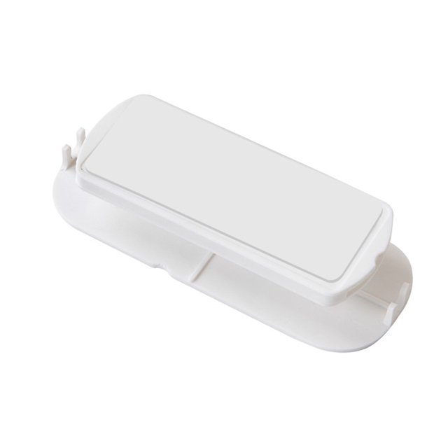 Retenedor De Enchufe Organizador de cables montado en la pared Soporte de retención de enchufe sin perforaciones (blanco) Tmvgtek Libre de BPA