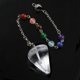 thumbnail image 5 of Flower of Life Dowsing Pendulum for Divination Cone Natural Crystal Pendant, 5 of 6