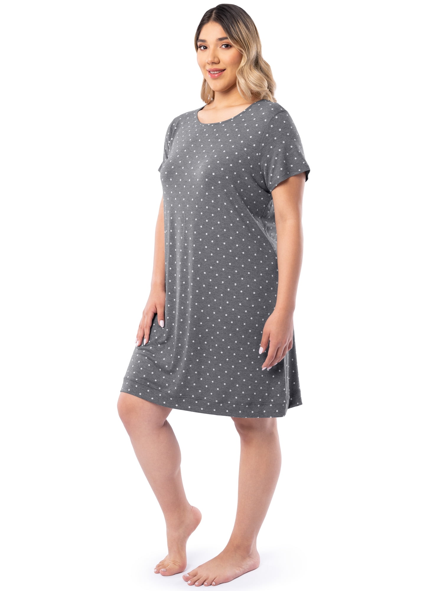 Fruit of the Loom Women's Soft and Breathable Pajama Sleepshirt, Sizes S-5X