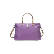 Tosca Women's Nylon Oversized Travel Tote Bag - Light Purple
