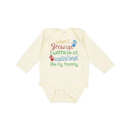 

Inktastic Occupational Therapist Like Mommy Gift Baby Boy or Baby Girl Long Sleeve Bodysuit