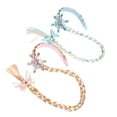 thumbnail image 1 of 2 Pièces Enfants Bandeaux de Neige de Dessin Animé Neige Flocon de Neige Accessoires de Style Tresses de Bandeaux Partie Performance Coiffure Enfants Filles, 1 of 9