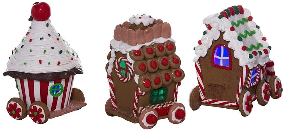 gingerbread train set