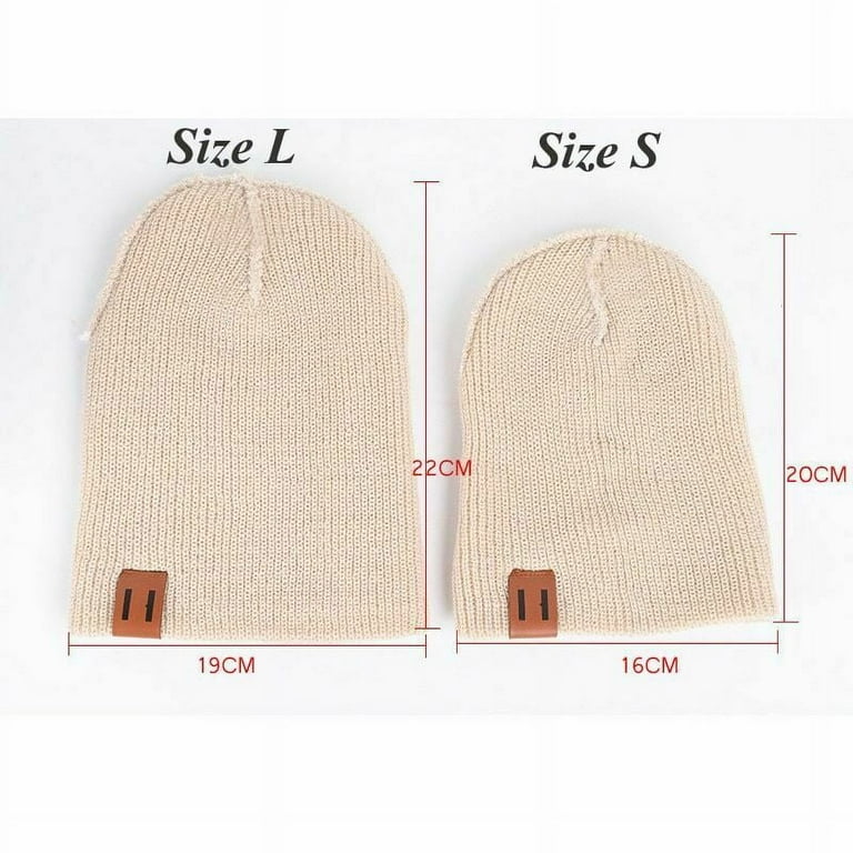 GRNSHTS 2PCS Family Matching Hat Winter Warmer Mother Baby