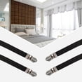 thumbnail image 3 of Coreas para sábanos, 4 clips piezas de doble Cabeza Soporte de Agarre Clips para sábanos clips para sábanos con súper elasticidad Buena resistencia para todo tipano de sábanos, 3 of 7