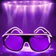 thumbnail image 4 of YJ008 Gafas LED 10 colores Opcional Light Up El Wire Neon Rave Gafas Twinkle Glowing, 4 of 7