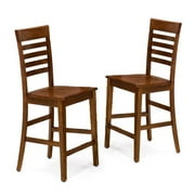 Gathering Side Chair, Set of 2 Oak Finish