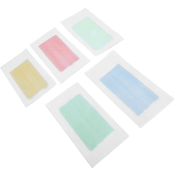 Pelato de Depilacia Papel de Cera, Tiras de Cera Resistente a la Lágrima 40 piezas para Las Piernas Brasos Cofre