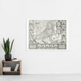 thumbnail image 2 of Lion Belgium Europe Animal Old Map Extra Large XL Wall Art Poster Print, 2 of 3