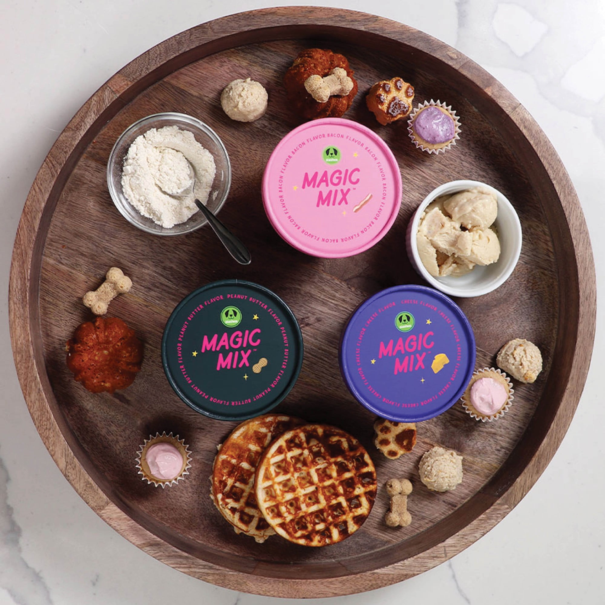 Stashios: Magic Mix - Cheese Flavor - 4oz, All-In-One Powdered Treat Mix For Dogs, Just Add Water, Use To Create Ice Cream, Cookies, Treats & More!