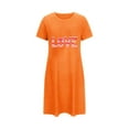 thumbnail image 1 of fheaev Chemises de Nuit pour Femmes Grande Taille Imprimé de la Saint-Valentin Chemise de Nuit Manches Courtes Col Rond Courte Robes de Maison pour Dormir Robe à Imprimé Floral, 1 of 5