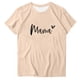 thumbnail image 2 of Fiudx Ofertas Flash Del Día Camiseta de Manga Corta con Cuello Redondo y Estampado Retro para Mujer, 2 of 4