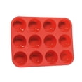 thumbnail image 1 of Yuarrent Juego de moldes para magdalenas antiadherentes de 12 tazas, juego de moldes para hornear de latas de galletas y cupcakes de gel de Herramientas y accesorios para hornear, 1 of 6