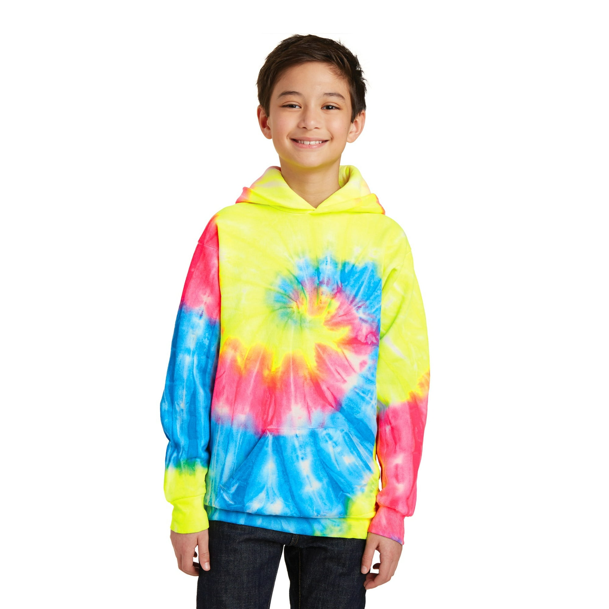 Port Company ® Youth Tie-Dye Pullover Hooded Sweatshirt