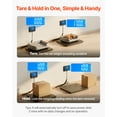 thumbnail image 4 of VEVOR Digital Postal Scale, 0.7 oz/3.5 oz Dual Accuracy, 660 lbs Commercial Weight Scale with Hold/Tare Function & LCD Display, Fit for Packages, Postage, Luggage, Battery & Charging Cable Included, 4 of 9