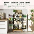 ZFGSUIJN 45'' with Doors and Adjustable Shelves Food Pantry