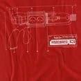 thumbnail image 2 of Warehouse 13 Tesla Gun Women's T Shirt, Red, X-Large, 2 of 6