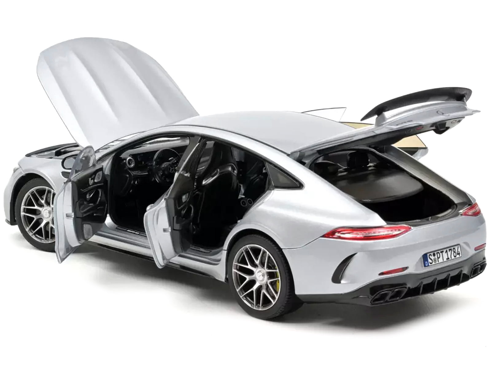 Diecast 2021 Mercedes-AMG GT 63 S 4Matic Silver Metallic with