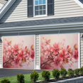 thumbnail image 3 of Flower Painted, Abstract Blush Pink Watercolor Garage Door Cover Banner 6 x 13 FT, Garage Door Curtains Backdrop with Grommets for Indoor Outdoor Wall Party Porch Yard Decorations Background, 3 of 9