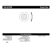 StopTech 128.42100R StopTech Sport Rotors; Drilled; Front Right;13.98 in. Dia.; 1.94 in. Height; Fits select: 2010-2013 INFINITI G37, 2014-2015 INFINITI Q50 BASE/PREMIUM/SPORT
