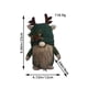 thumbnail image 3 of Elfo de Navidad Decoración de ventana Sombrero de asta de punto Regalos de Año Nuevo (Verde), 3 of 5