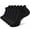 A-Black, variant on Loritta 6 Pairs Socks for Men Ankle Athletic Mens Running Socks Cushioned Black Low Cut Size 12-16