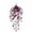 Pink&Purple, variant on Artificial Hanging Morning Glory Vine Spray, Realistic Morning Glory Hanging Flower for Wall Balcony Porch Indoor Outdoor Garden Home Decor (Purple&White-77cm)