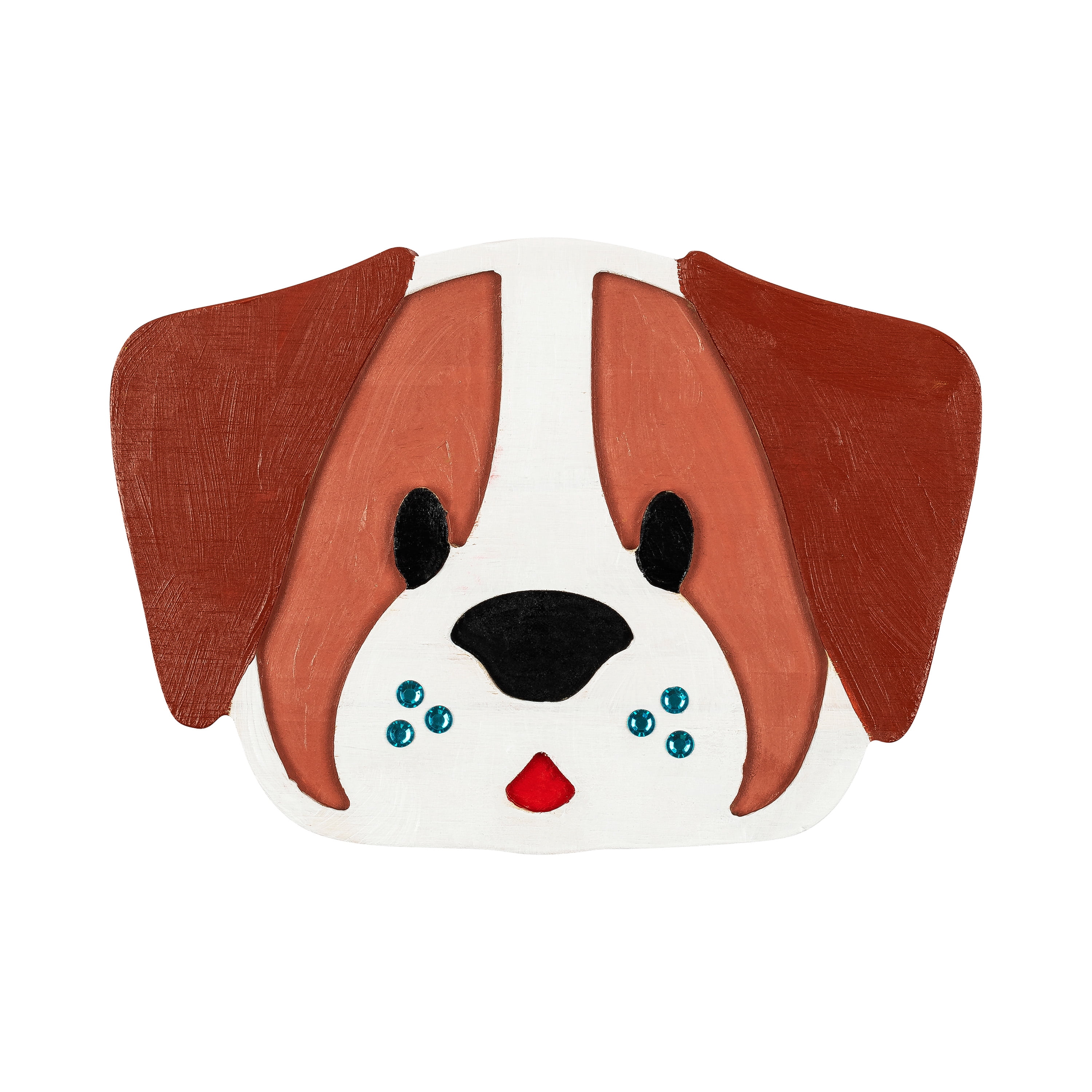 (3 pack) Hello Hobby Wooden Dog Craft Shape, Unfinished Wood, 3.5" x 4", 1 Count