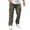 Green, variant on MELDVDIB Mens Cargo Pants Baggy Drawstring Elastic Waisted Wide Leg Pants Solid Color Stretch Outdoor Pant with Pockets Green 2XL