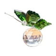 thumbnail image 2 of Crystal Flying Butterfly Statue - Crystal Ball Base, Decorative Animal Figurine With Cut Design, For Desk Home Desk ,Decor, 2 of 4