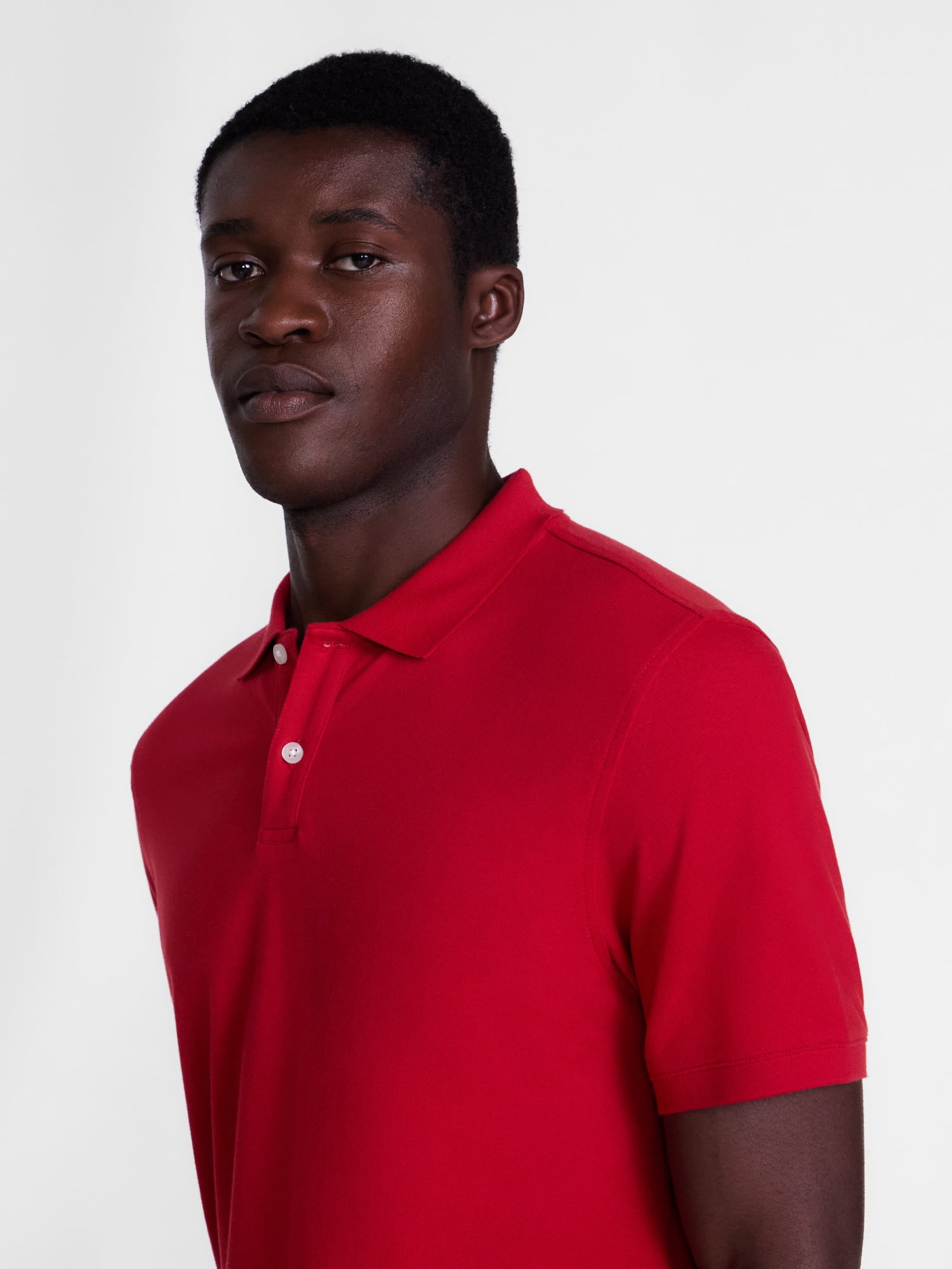 George Men's and Big and Tall Men's Pique Polo Shirt with Short Sleeves, Sizes XS-5XL, LT-3XLT