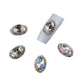 thumbnail image 3 of 5 nail art dottin +10 consejos para uñas adhesivo de decoración de joyas + set de pegamento # 7 Sunnimix Nail Art Glitter Sticker, 3 of 7