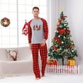 thumbnail image 2 of Odeerbi Christmas Pajamas For Family Matching Outfits Warm Set Printed Home Wear Two-piece Dad Set, 2 of 9