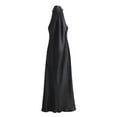thumbnail image 1 of WILLBEST Vestidos Largos Casuales Para Mujer Vestido De Satén Con Cuello Temperamento Para Mujer, 1 of 2