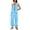 #134-Blue, variant on Womens Casual Loose Fit Set Spaghetti Strap Vest Top with Solid Color Long Pants Comfortable Two Piece Outfit for Spring Summer Daily Wear Gift