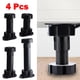thumbnail image 3 of High Quality Kitchen Cupboard Foot Vanities 4 Pcs/set Black For Uplift Cabinets, 3 of 4