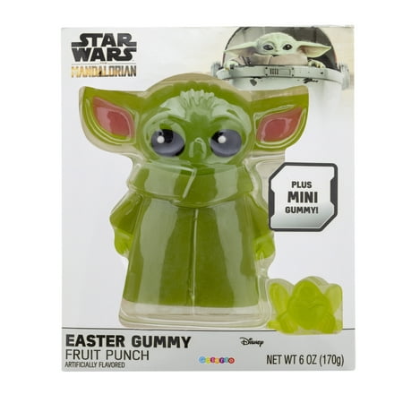 Galerie Star Wars the Mandalorian? Grogu? Decorated Jumbo Gummy Plus Mini Gummy, 6 oz