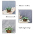 thumbnail image 2 of KAKOWELY 3 piezas de adornos en miniatura para muebles de casa pequeña, decoración de plantas de resina., 2 of 5