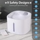 thumbnail image 2 of Fuente para beber gatos, fuente para perros y gatos de 3l con ventana de nivel de agua, dispensador de filtro orgánico fuente de agua silenciosa para mascotas, para perros y gatos Feliz Sencillez, 2 of 5