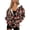Candy Cane Pattern, variant on HELLHERO Lightweight Zip Up Jacket for Outdoor Fall, Hummingbird and Cherry Blossom Polyester Fabric with Pockets Hoodie Jacket