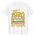 thumbnail image 1 of Made In 1970 Camiseta Blanca Con Estampado Gráfico, 1 of 5