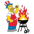 thumbnail image 2 of Mens The Simpsons Barbecue Homer T Shirt, 2 of 5