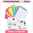 thumbnail image 2 of Mr. Pen- Colorful Blank Books, 4.25" x 5.5", 32 Pages, 16 Pack, Blank Notebooks for Kids, 2 of 9