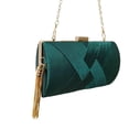 thumbnail image 2 of Bolso de noche, bolso de noche con borlas, bolso de mano para mujer, bolso de banquete, bolso de cena, bolso de mano, 2 of 6